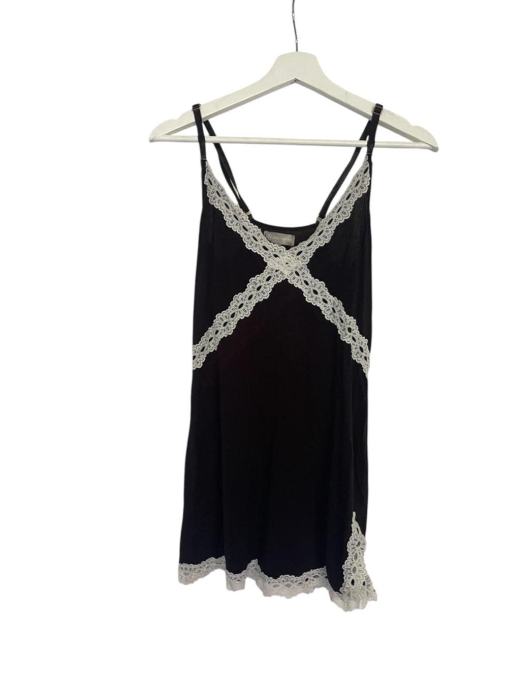 Daisy Fuentes Y2K Lace Trim Camisole Emo Grunge Slip Dress Coquette Size Small